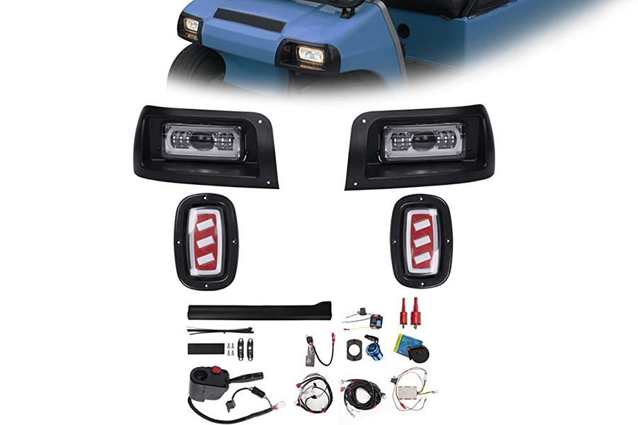 Deluxe Plus LED-verlichtingsset (Fit Club Car DS 1993-UP gas- en elektrische golfkar)