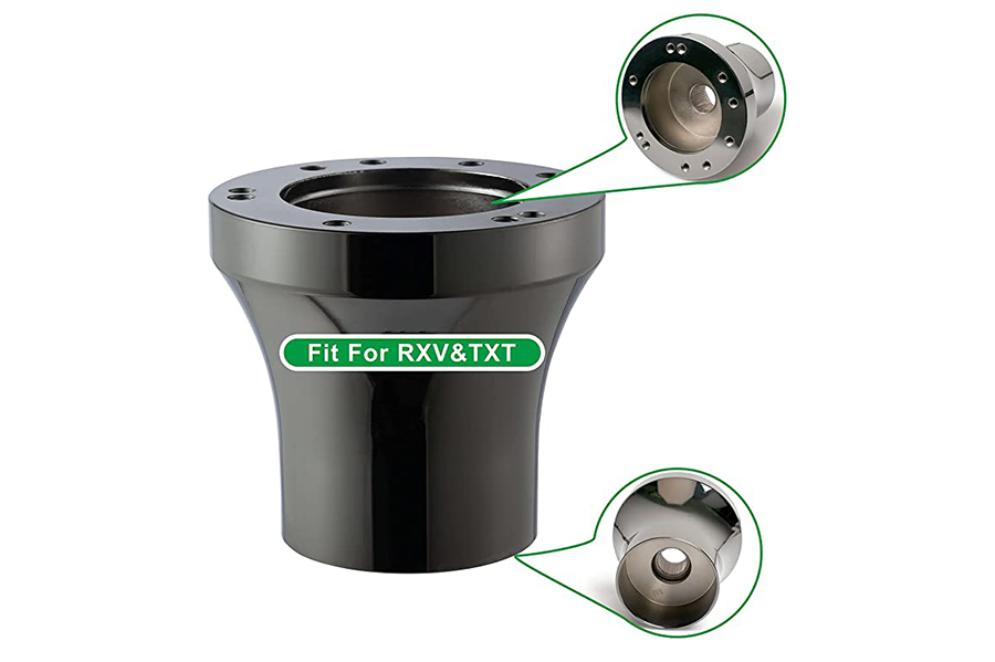 Golfkar Stuurwielen & Adapter Peer Zwart